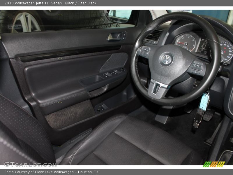 Black / Titan Black 2010 Volkswagen Jetta TDI Sedan