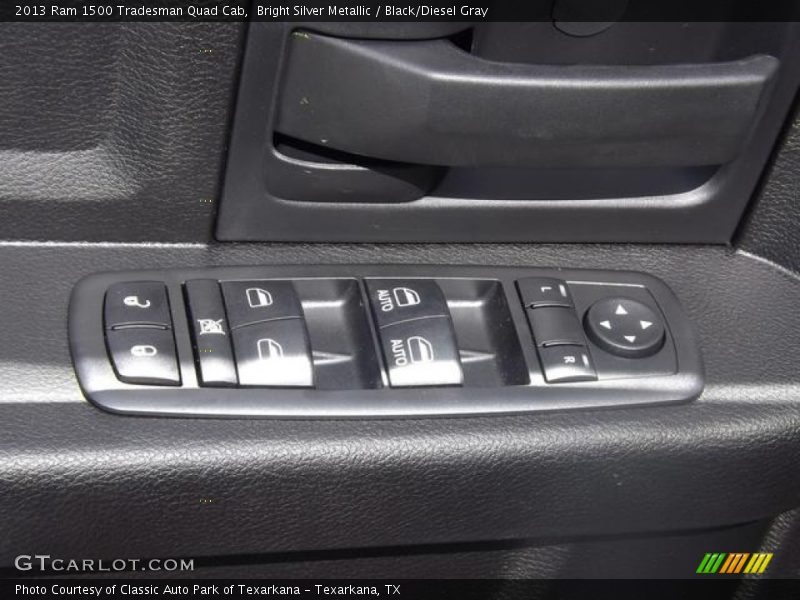Bright Silver Metallic / Black/Diesel Gray 2013 Ram 1500 Tradesman Quad Cab