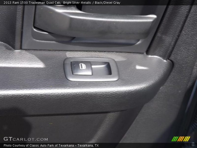 Bright Silver Metallic / Black/Diesel Gray 2013 Ram 1500 Tradesman Quad Cab