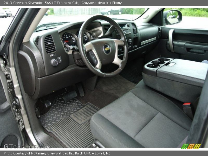 Ebony Interior - 2013 Silverado 1500 LT Extended Cab 