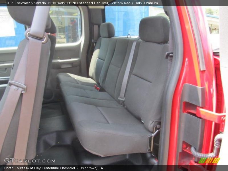 Victory Red / Dark Titanium 2012 Chevrolet Silverado 1500 Work Truck Extended Cab 4x4