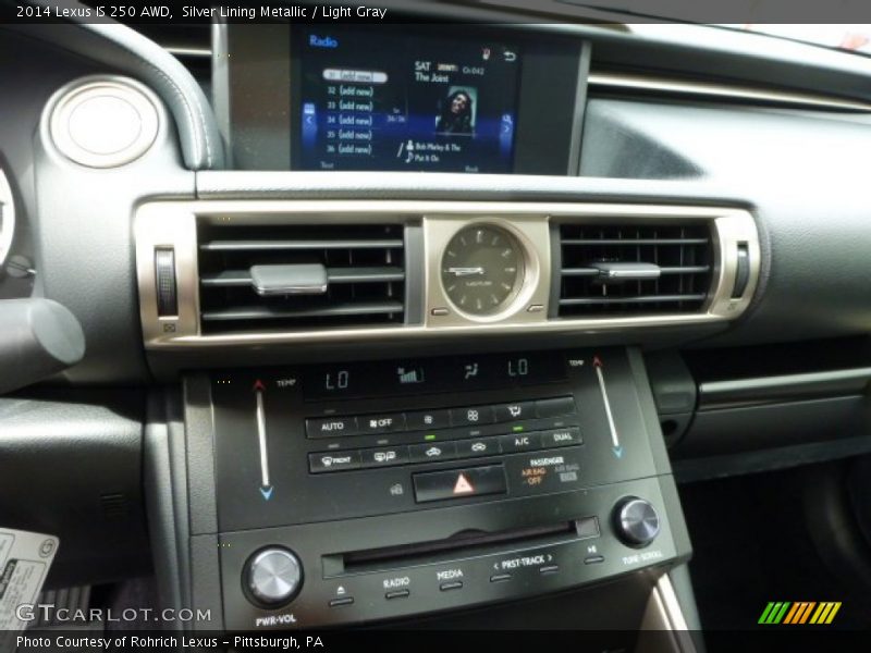 Silver Lining Metallic / Light Gray 2014 Lexus IS 250 AWD