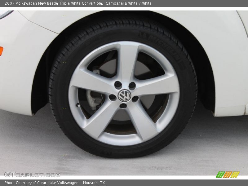 Campanella White / White 2007 Volkswagen New Beetle Triple White Convertible