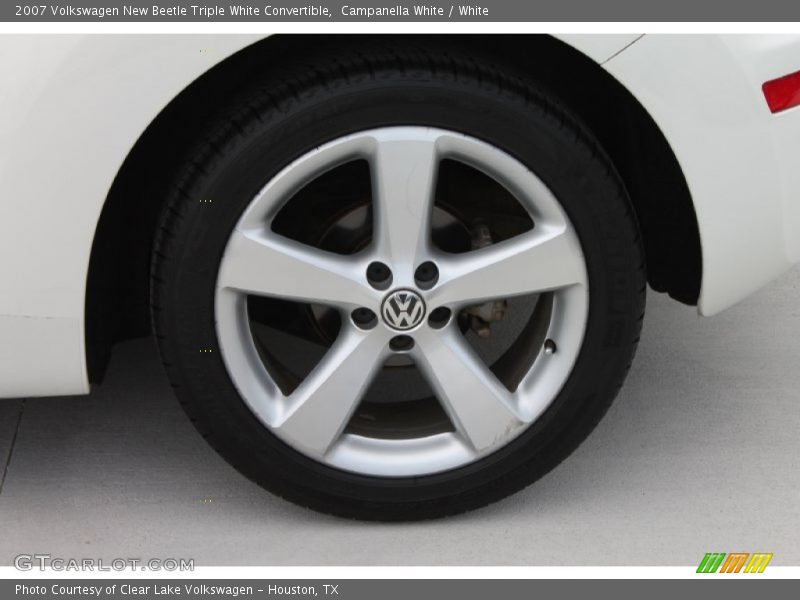 Campanella White / White 2007 Volkswagen New Beetle Triple White Convertible