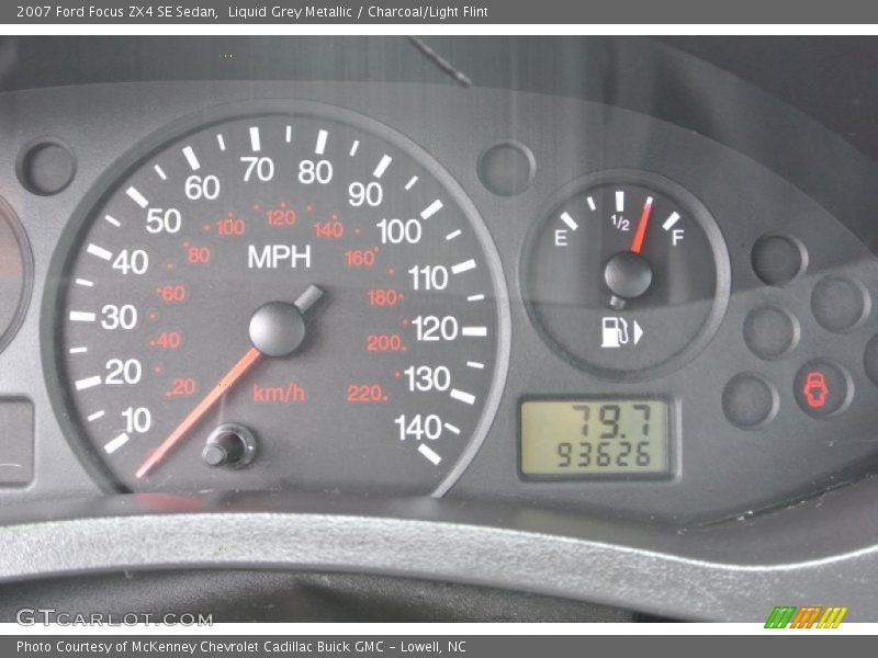 Liquid Grey Metallic / Charcoal/Light Flint 2007 Ford Focus ZX4 SE Sedan