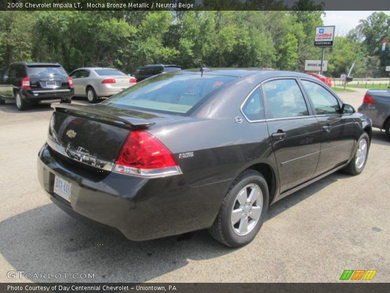 Mocha Bronze Metallic / Neutral Beige 2008 Chevrolet Impala LT