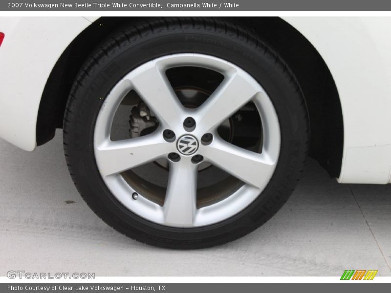 Campanella White / White 2007 Volkswagen New Beetle Triple White Convertible