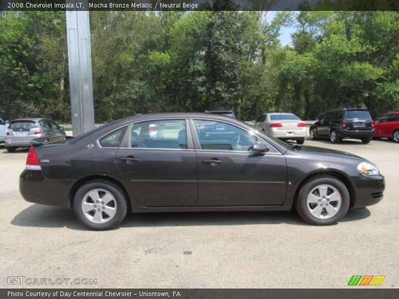 Mocha Bronze Metallic / Neutral Beige 2008 Chevrolet Impala LT