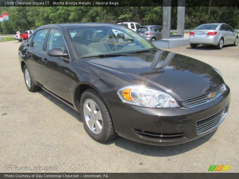 Mocha Bronze Metallic / Neutral Beige 2008 Chevrolet Impala LT
