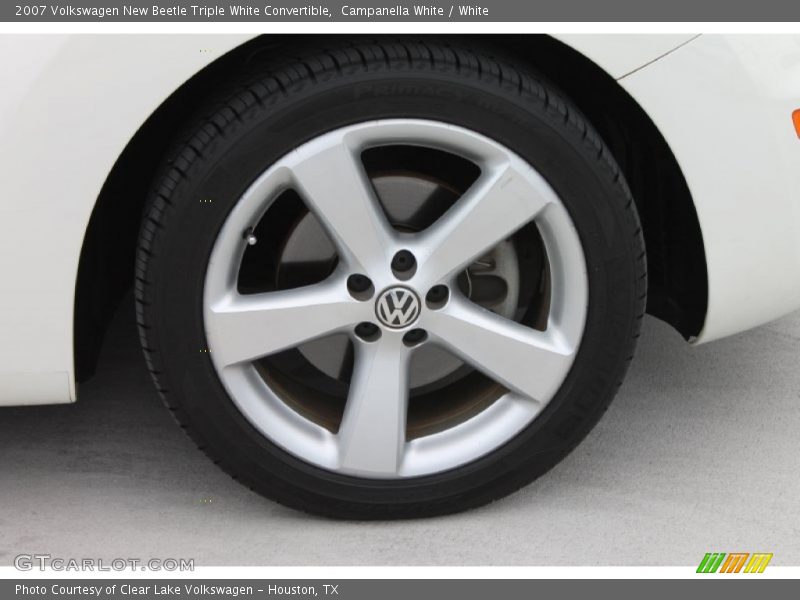 Campanella White / White 2007 Volkswagen New Beetle Triple White Convertible