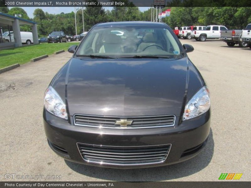 Mocha Bronze Metallic / Neutral Beige 2008 Chevrolet Impala LT
