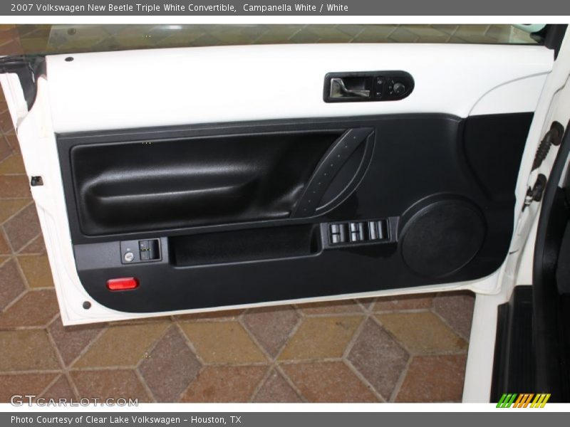 Campanella White / White 2007 Volkswagen New Beetle Triple White Convertible