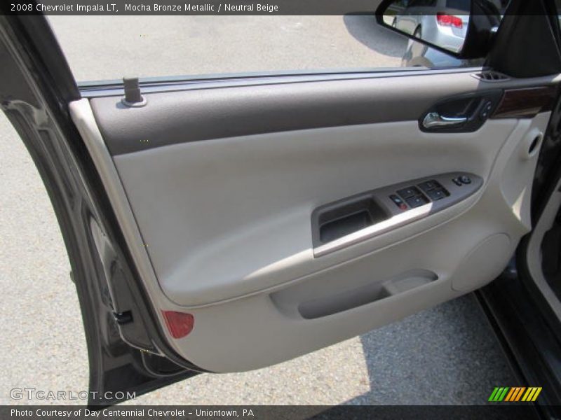 Mocha Bronze Metallic / Neutral Beige 2008 Chevrolet Impala LT