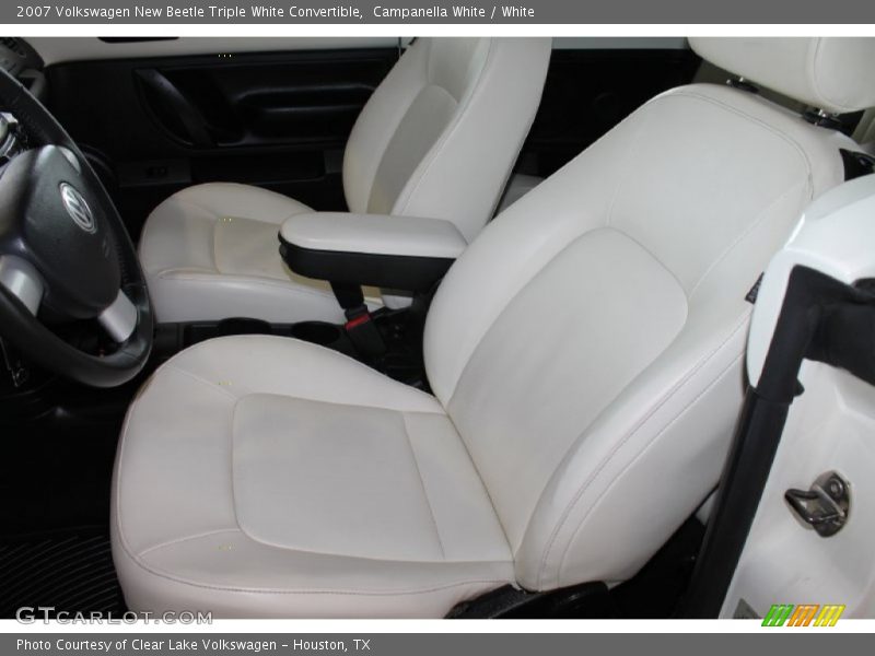 Campanella White / White 2007 Volkswagen New Beetle Triple White Convertible