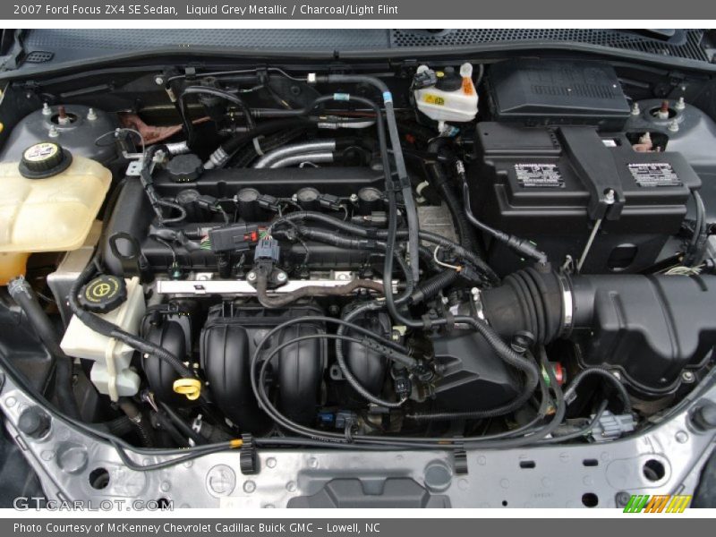 Liquid Grey Metallic / Charcoal/Light Flint 2007 Ford Focus ZX4 SE Sedan