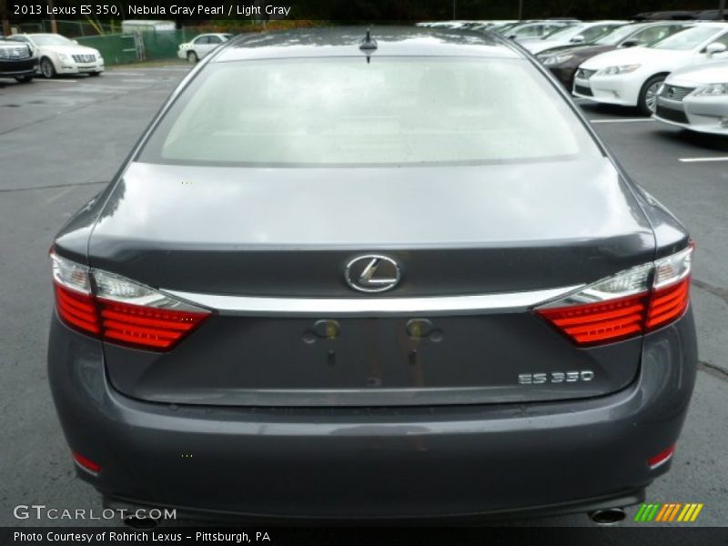 Nebula Gray Pearl / Light Gray 2013 Lexus ES 350