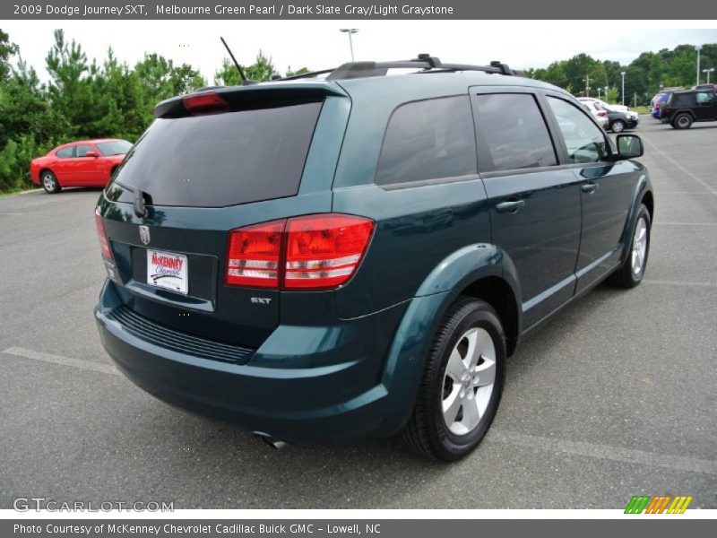 Melbourne Green Pearl / Dark Slate Gray/Light Graystone 2009 Dodge Journey SXT