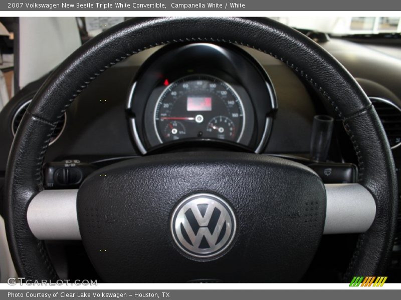 Campanella White / White 2007 Volkswagen New Beetle Triple White Convertible