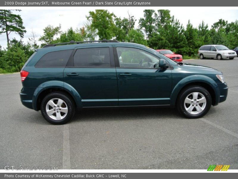 Melbourne Green Pearl / Dark Slate Gray/Light Graystone 2009 Dodge Journey SXT