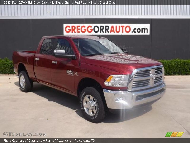 Deep Cherry Red Pearl / Black/Diesel Gray 2013 Ram 2500 SLT Crew Cab 4x4