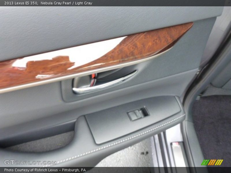 Nebula Gray Pearl / Light Gray 2013 Lexus ES 350