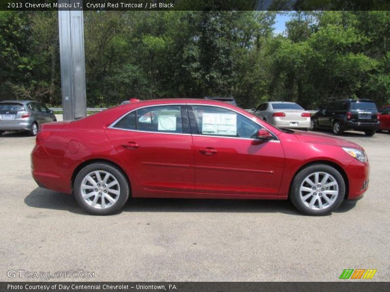 Crystal Red Tintcoat / Jet Black 2013 Chevrolet Malibu LT