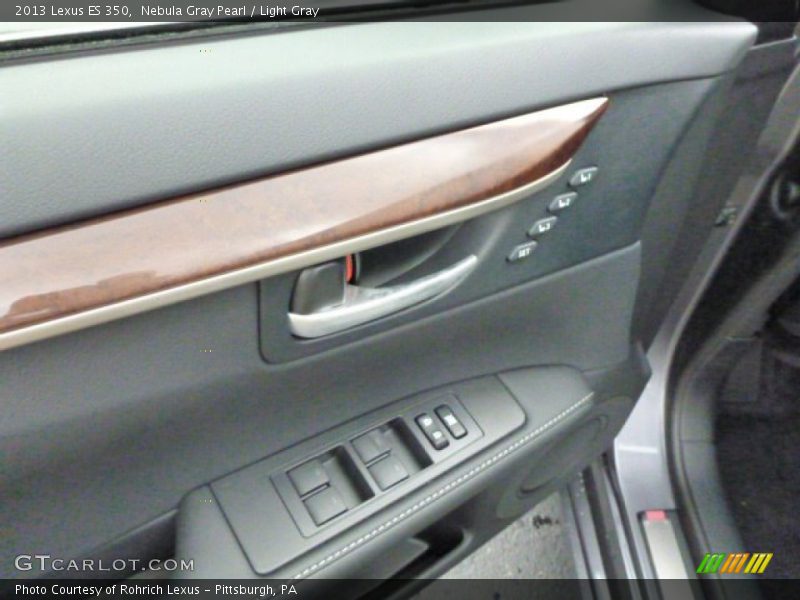 Nebula Gray Pearl / Light Gray 2013 Lexus ES 350