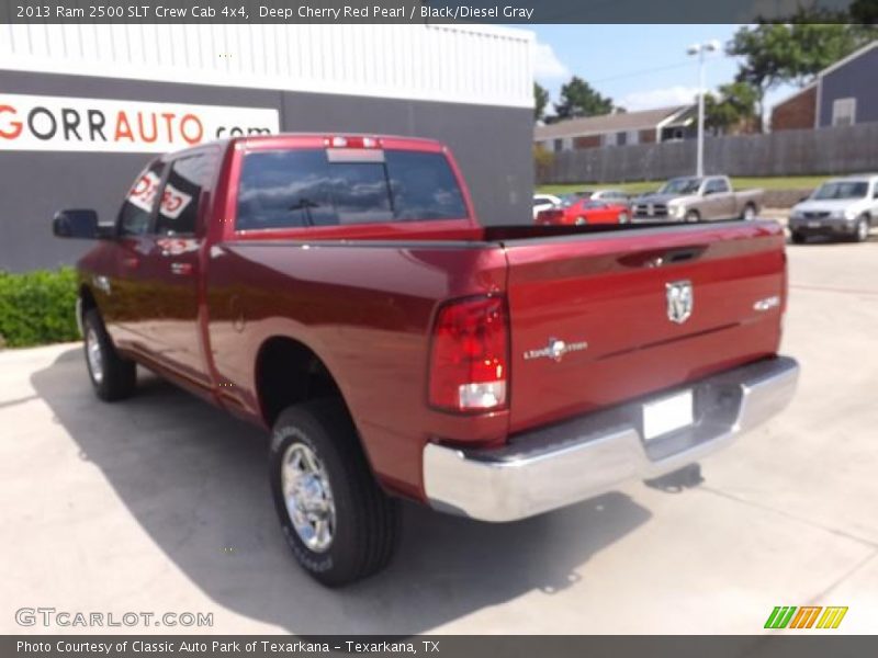 Deep Cherry Red Pearl / Black/Diesel Gray 2013 Ram 2500 SLT Crew Cab 4x4