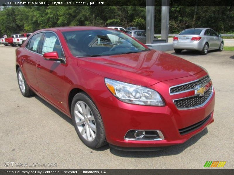 Crystal Red Tintcoat / Jet Black 2013 Chevrolet Malibu LT