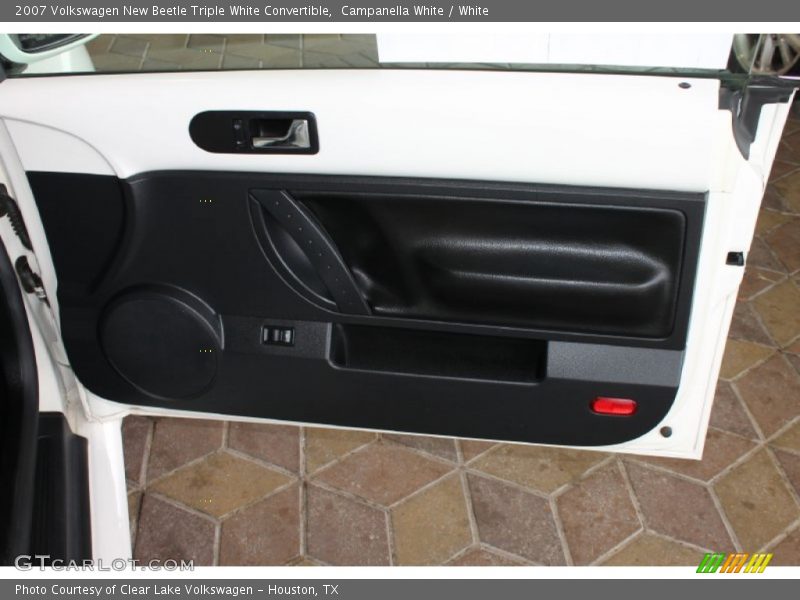 Campanella White / White 2007 Volkswagen New Beetle Triple White Convertible