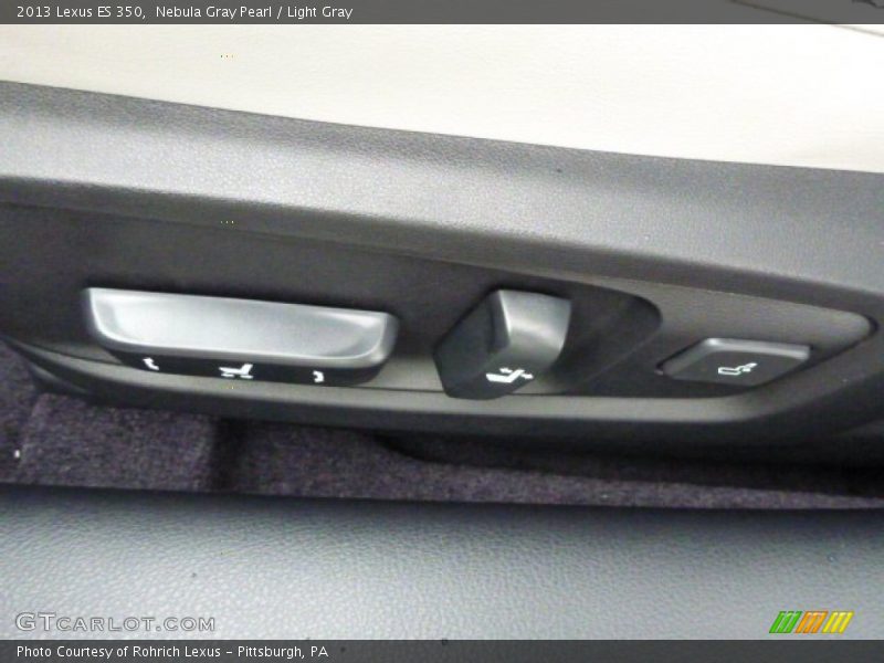 Nebula Gray Pearl / Light Gray 2013 Lexus ES 350