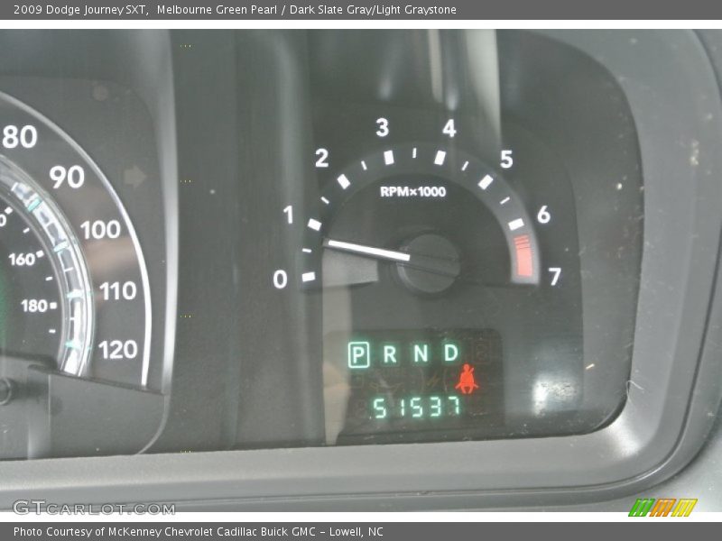 Melbourne Green Pearl / Dark Slate Gray/Light Graystone 2009 Dodge Journey SXT
