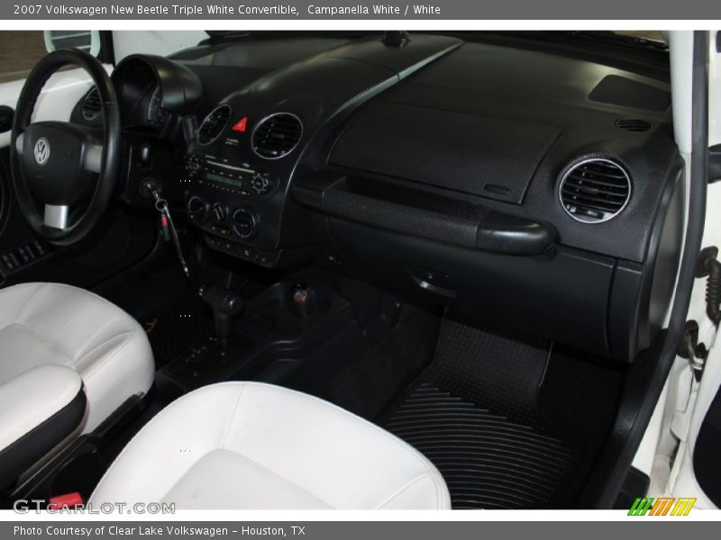 Campanella White / White 2007 Volkswagen New Beetle Triple White Convertible