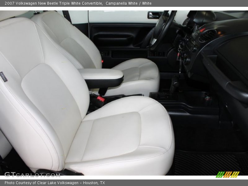 Campanella White / White 2007 Volkswagen New Beetle Triple White Convertible