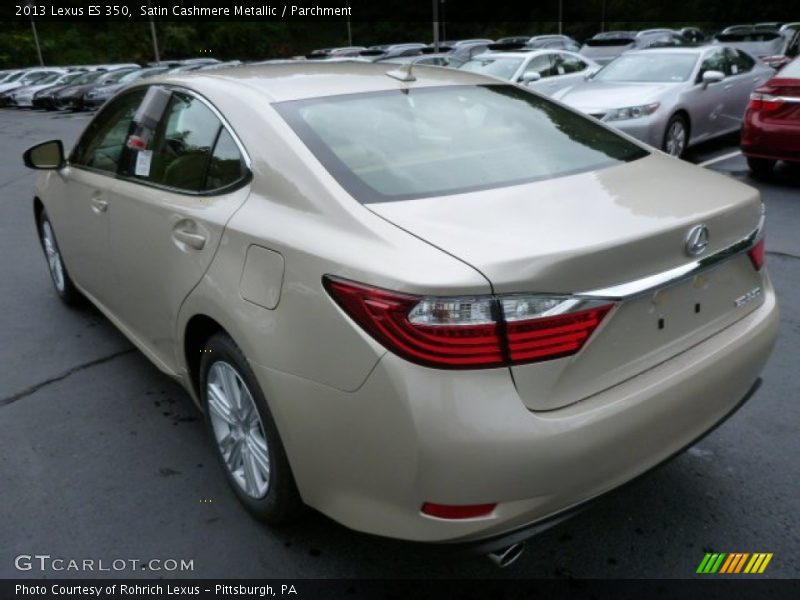 Satin Cashmere Metallic / Parchment 2013 Lexus ES 350