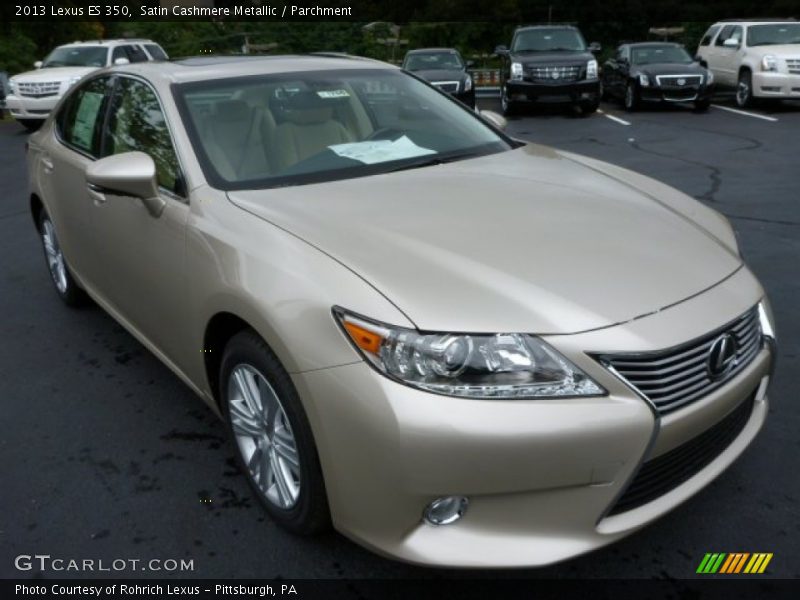 Satin Cashmere Metallic / Parchment 2013 Lexus ES 350