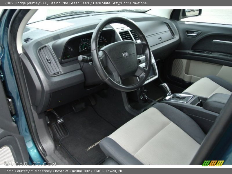 Melbourne Green Pearl / Dark Slate Gray/Light Graystone 2009 Dodge Journey SXT