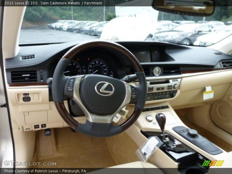 Satin Cashmere Metallic / Parchment 2013 Lexus ES 350