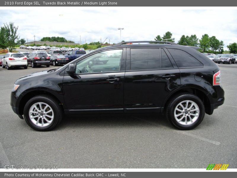 Tuxedo Black Metallic / Medium Light Stone 2010 Ford Edge SEL