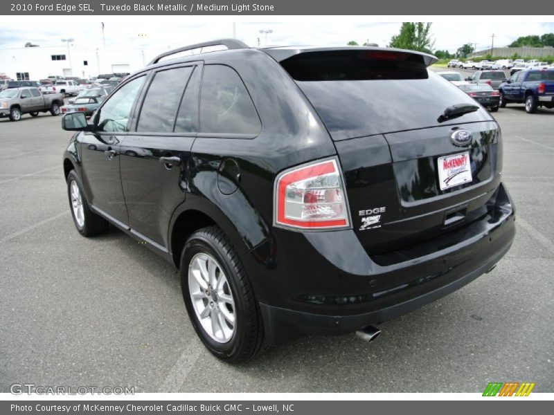 Tuxedo Black Metallic / Medium Light Stone 2010 Ford Edge SEL