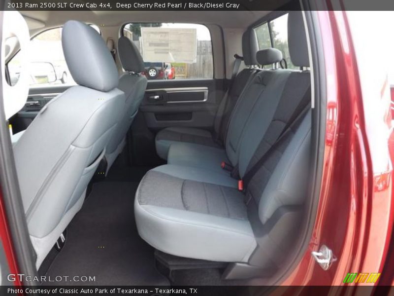 Deep Cherry Red Pearl / Black/Diesel Gray 2013 Ram 2500 SLT Crew Cab 4x4