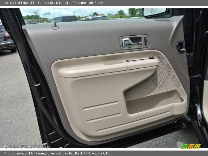 Tuxedo Black Metallic / Medium Light Stone 2010 Ford Edge SEL