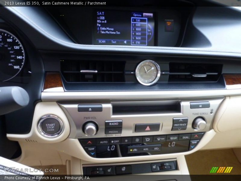 Satin Cashmere Metallic / Parchment 2013 Lexus ES 350