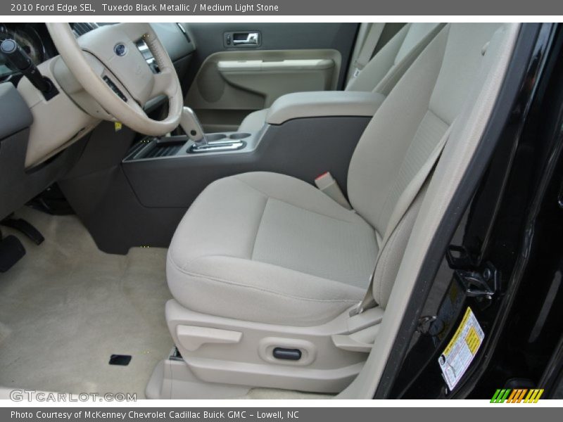 Tuxedo Black Metallic / Medium Light Stone 2010 Ford Edge SEL