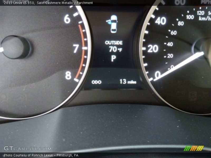 Satin Cashmere Metallic / Parchment 2013 Lexus ES 350