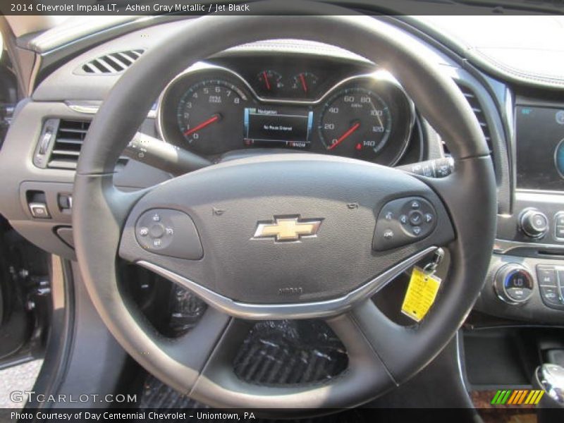 Ashen Gray Metallic / Jet Black 2014 Chevrolet Impala LT