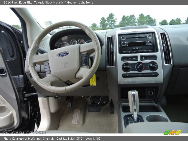 Tuxedo Black Metallic / Medium Light Stone 2010 Ford Edge SEL