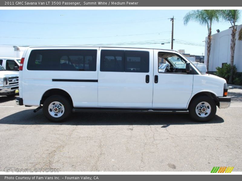 Summit White / Medium Pewter 2011 GMC Savana Van LT 3500 Passenger