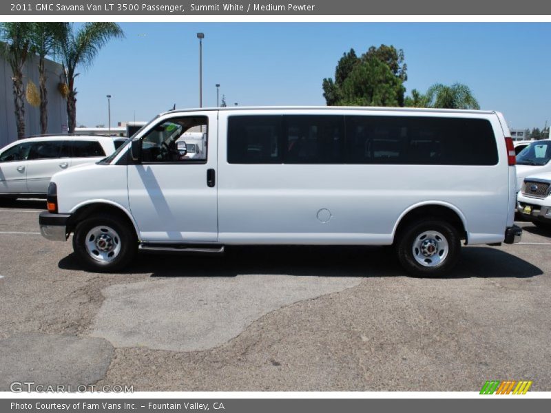  2011 Savana Van LT 3500 Passenger Summit White