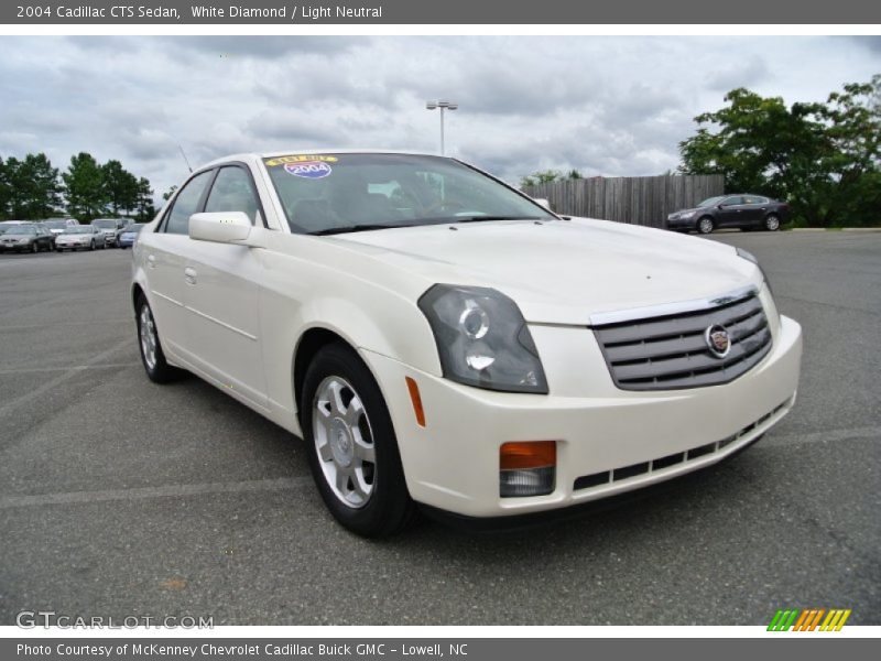 White Diamond / Light Neutral 2004 Cadillac CTS Sedan